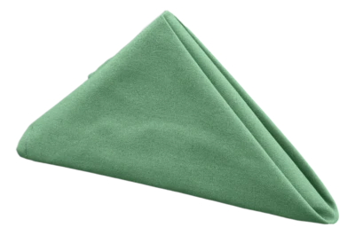 Cloth Table Napkins Linens 20 x 20 - Easy Care 100% Spun Poly - Green - Image 1 of 4