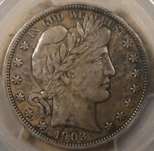 1903-S Barber Half Dollar 50c PCGS Certified AU50 - Picture 1 of 4