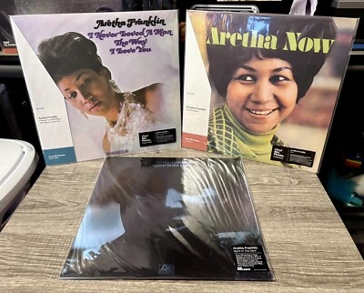 ARETHA FRANKLIN Lot 3 LP's Vinyl Me Please VMP Now Spirit Dark Never Loved NEW - Image 1 of 4