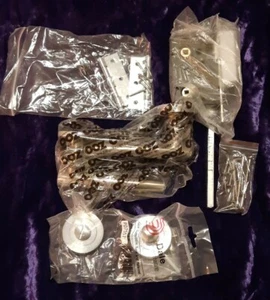 Arched T Door Handle Pack Bathroom Set with Hinges- New in Box - Picture 1 of 6