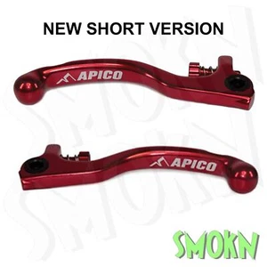 Beta Short Levers EVO & REV 80-300 05-25 Apico Brake & Clutch Grimeca Elite Red - Picture 1 of 8