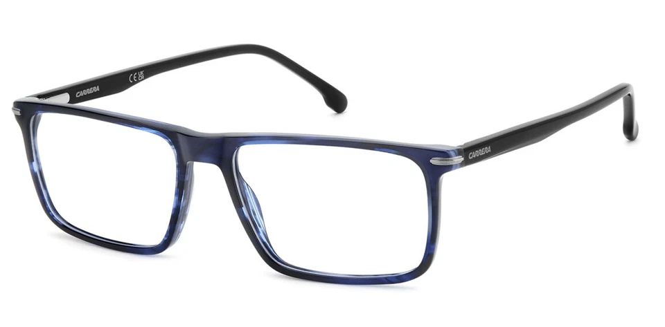 Gafas rectangulares para hombre Carrera 347 38I Blue Horn Foto 1 de 4