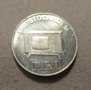 1970 RCA TELEVISION SWWEEPSTAKES MEDAL "THE STOCKHOLM" 25.5 mm - Picture 1 of 2