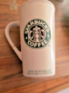 *Taza de café alta Starbucks taza de té logotipo de sirena verde 2006 5 7/8 pulgadas de alto - Imagen 1 de 4