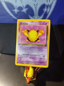 Tarjeta Pokémon Team Rocket 1ª Edición Acabado Regular Drowzee 54/82 Casi Nueva-Como Nueva De Colección - Imagen 1 de 3