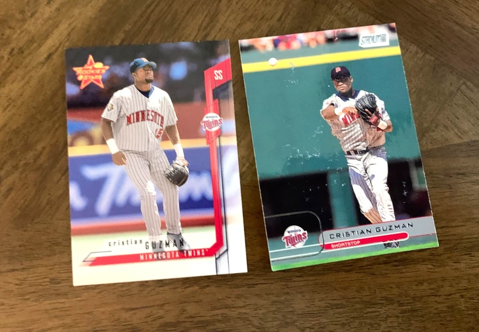 2002 Topps Stadium Club #65 - Cristian Guzman - Minnesota Twins & Donruss Rooki - Image 1 of 1