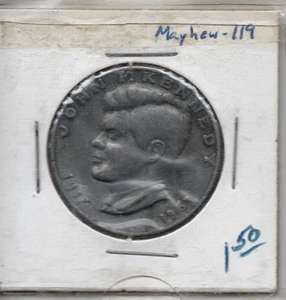Moneda conmemorativa de colección John Fitzgerald Kennedy 1917-1963 medalla ficha - Imagen 1 de 2