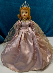 Seltene 1959 Madame Alexander Walt Disney’s 16” Dornröschen Puppe rosa Kleid ETIKETT - Bild 1 von 24