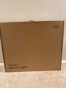 Przełącznik Cisco Meraki MS210-48FP-HW 48x PoE 4x1G SFP, NIEODEBRANY - Zdjęcie 1 z 2