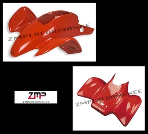 NUEVO JUEGO GUARDABARROS DELANTERO Y TRASERO HONDA TRX 300EX ROJO LUCHA PERSONALIZADO PLÁSTICO - Imagen 1 de 2