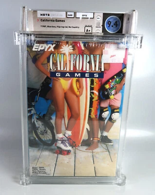 Atari 2600 - CALIFORNIA GAMES Factory Sealed - WATA 9.4 A+ - Image 1 of 4