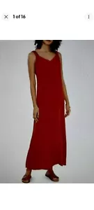 vince camuto tie it up maxi dress size 1x new  With Tags Rust Color. Fun Summery - Picture 1 of 13