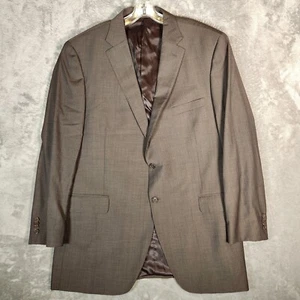 Peter Millar Blazer Men's 46T Brown Double Vent Wool Sport Coat - Picture 1 of 14