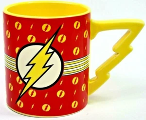 THE FLASH - DC Comics Lightning Bolt Logo Ceramic Coffee Mug - Large 20 Ounces - Picture 1 of 10