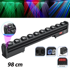 250W Moving Head DMX Lichtleiste 10 LEDs RGBW 150° Drehbar Halloween Party DJ - Afbeelding 1 van 8