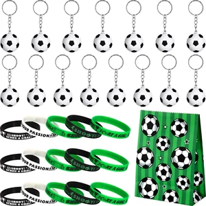 46 Pieces Soccer Party Favors Set Soccer Gift Include 15 Packs Soccer Keychains, - Picture 1 of 12