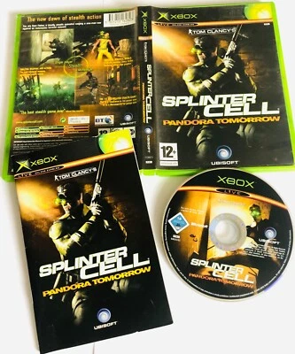 XBOX Tom Clancy’s Splinter Cell Pandora Tomorrow Microsoft Video Game PAL 12+ 04 - Image 1 of 4