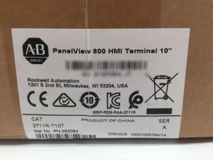 100%New Allen Bradley 2711R-T10T PANELVIEW 800 10.4-INCH HMI TERMINAL 2711R T10T - Picture 1 of 1
