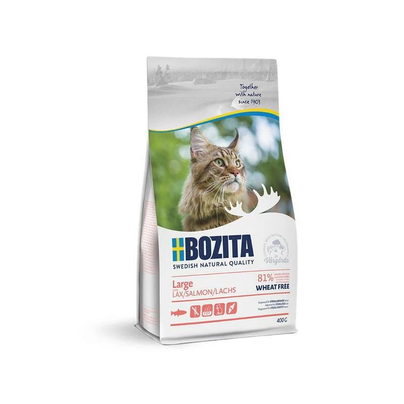 Bozita Hair & Skin Wheat free Salmon | 400g Katzenfutter trocken - Bild 1 von 1