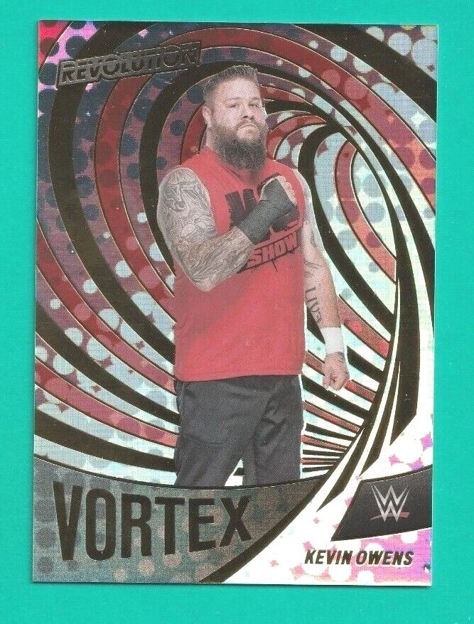 2022 WWE Revolution KEVIN OWENS VORTEX INSERT SP #27 - Image 1 of 1