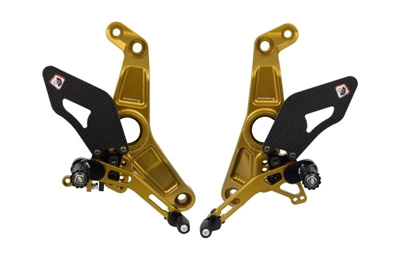 Ducabike Ducati Monster 1200R Adjustable Rearsets - Gold-Gold - Изображение 1 из 1