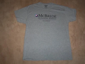 MCBRIDE ORTHOPEDIC HOSPITAL CLINIC TEE, GRAY, SIZE LARGE - Picture 1 of 3