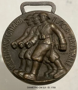 MVSN 1a LEGIONE UNIVERSITARIA PRINCIPE DI PIEMONTE MEDAGLIA IN BRONZO CC.NN. - Picture 1 of 6