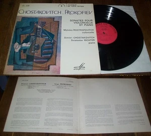 Chostakovitch/Prokofiev-Sonates Pour Violoncelle Et Piano LP Modern Classical  - Picture 1 of 1