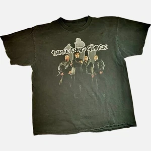 Three Days Grace 2008 Canada Home Tour T shirt Double Sided Size L - Picture 1 of 6