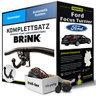 Produktbild - Für FORD Focus Turnier III Anhängerkupplung abnehmbar +eSatz 13pol uni 10- AHK