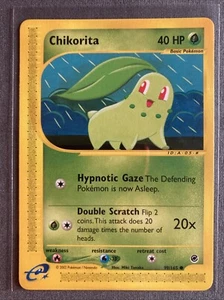 Pokemon TCG: Chikorita 99/165 (2002) Expedition • Non-Holo E-Reader Series Card - Picture 1 of 2