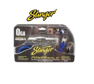 STINGER 4000 Watt 1/0 AWG Gauge SK101 Car Amp Amplifier Wiring Accessory Kit - Picture 1 of 1