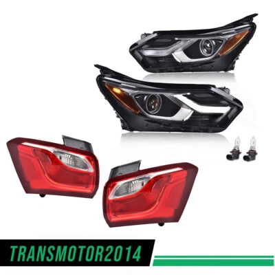 Fit For 18-20 Chevy Equinox Halogen LED DRL Headlights+Incandescent Tail Lights Foto 1 de 4