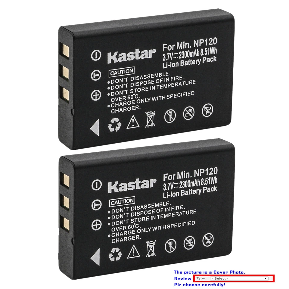 Kastar Replacement Battery for RICOH DB-43 & RICOH Caplio G4 wide Caplio GX - Image 1 of 3