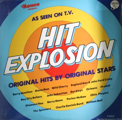 VA Hit Explosion - NEW SEALED 1977 LP Record Diana Ross Barry Manilow RONCO 2130 - Image 1 of 2