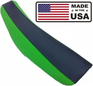 KAWASAKI KLX250 94-07 / KLX300 97-07 GREEN BLACK VINYL SEAT COVER - Bild 1 von 1