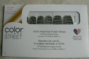NEW Color Street HISS&MAKE UP glitter scales 100% Real Nail Polish Strips 16 pc - Picture 1 of 4