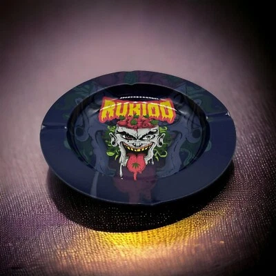 Psychedelic Joker Decorative Printed Plate - Game Table and Side Table Accent - Image 1 of 4