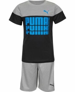 New Puma Toddler Boys 2-Pc. Performance Shirt & Shorts Set Choose Size MSRP $34 - Picture 1 of 1