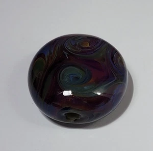GLASS BEAD LARGE FOCAL ART BEAD FOR JEWELRY CRAFTING BEADING PROJECTS LAMPWORK - Picture 1 of 4