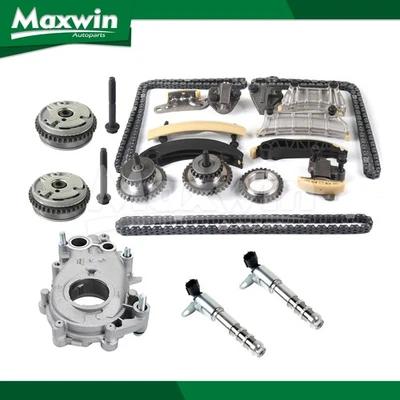 Timimg Chain Kit Oil Pump Sprocket Solenoid Fit Chevrolet Impala GMC Canyon - Image 1 of 4