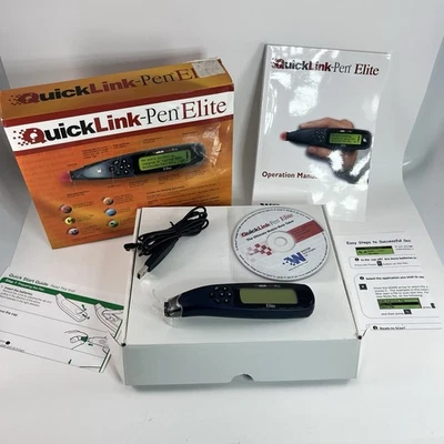 QuickLink Pen Elite Scanner – Handheld Text Capture w/ USB & Software (Tested) - Image 1 of 4