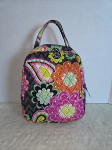 Vera Bradley Ziggy Zina Bolsa de Almuerzo Snack Plástico Forrado Exterior Soporte de Identificación - Imagen 1 de 9