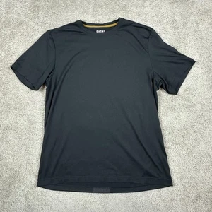 Rhone Shirt Mens Medium Black Performance Athletic Workout Short Sleeve Tee - Picture 1 of 7