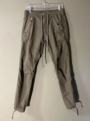 KITH Mercer Mens Olive Green Utility Pants Snap Hem Drawstring Jogger Sz 30x28 - Image 1 of 4