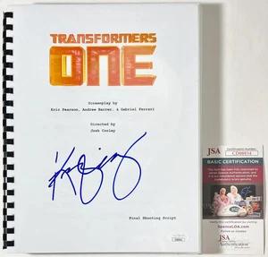Keegan-Michael Key Signed Transformers One Full Movie Script Autograph JSA COA - Picture 1 of 1