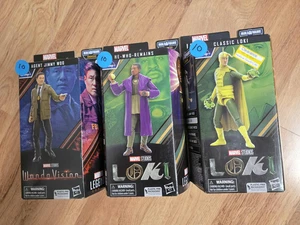 Hasbro Marvel Legends 3er Set: He-Who-Remains, Classic Loki, Agent Jimmy Woo - Bild 1 von 4