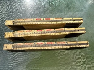 Lufkin Vintage Verlängerung Klapplineal 3er Set 6' - Bild 1 von 2