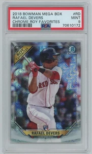 RAFAEL DEVERS 2018 Bowman Chrome Mega Box ROY Favorites - PSA 9 -172 - Picture 1 of 2