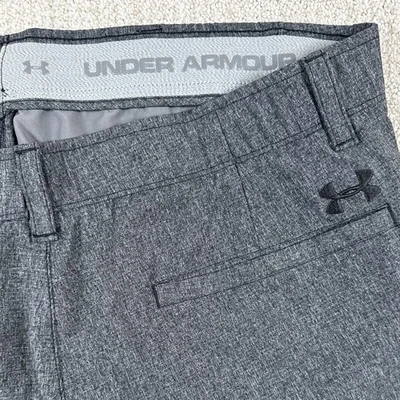 Pantalones cortos de golf Under Armour para hombre 38 gris Match Play cintura elástica 10” Foto 1 de 4
